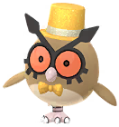 Hoothoot (New Year's Outfit)