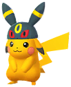 Shiny Pikachu (Umbreon Hat)