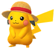 Shiny Pikachu (Straw Hat)