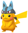 Shiny Pikachu (Lucario Hat)