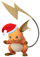 Raichu (Santa Hat)