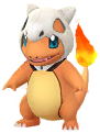 Charmander (Cubone Costume)