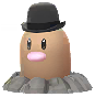 Diglett (Fashionable Costume)