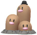 Dugtrio (Fashionable Costume)